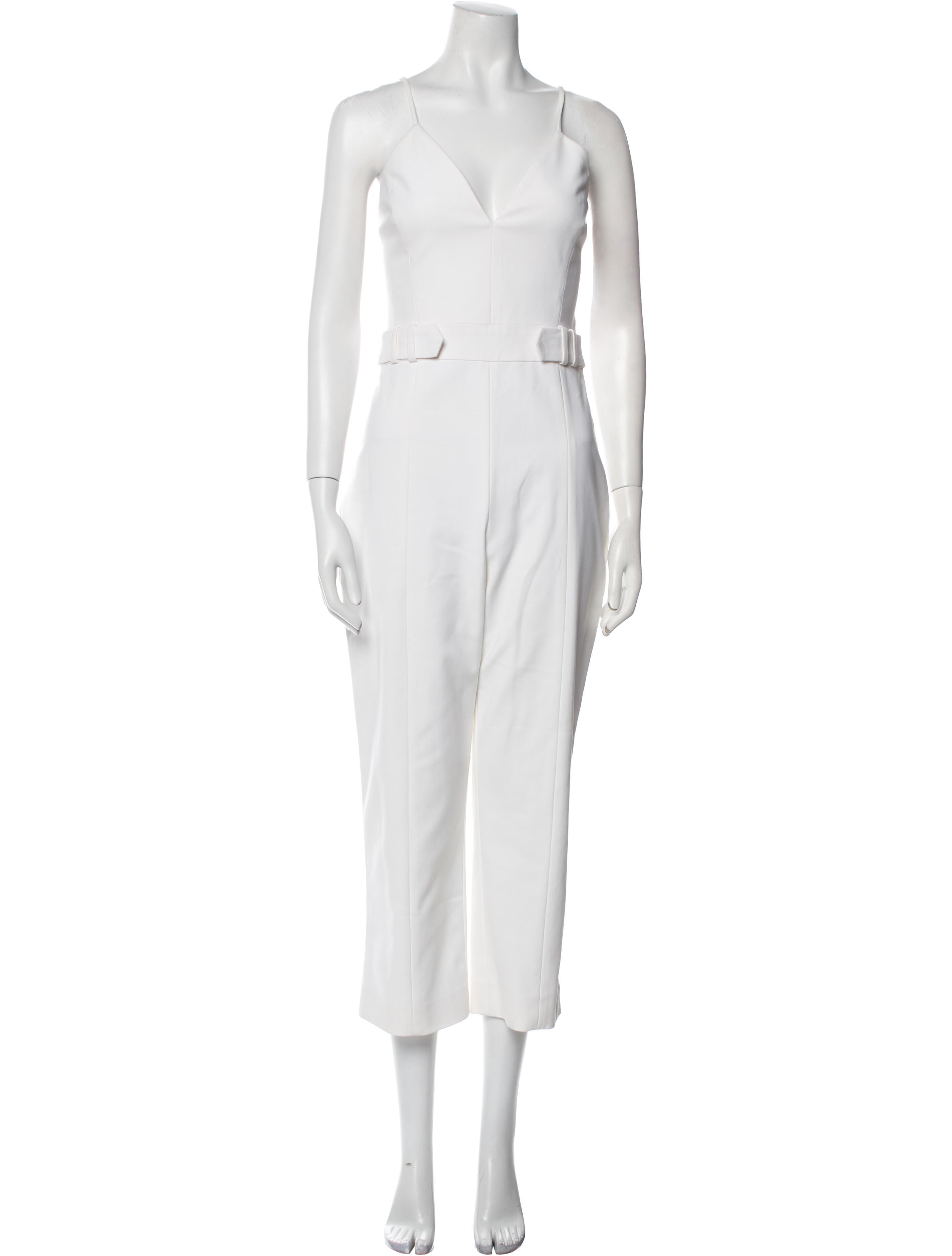 Cushnie Plunge Neckline Jumpsuit