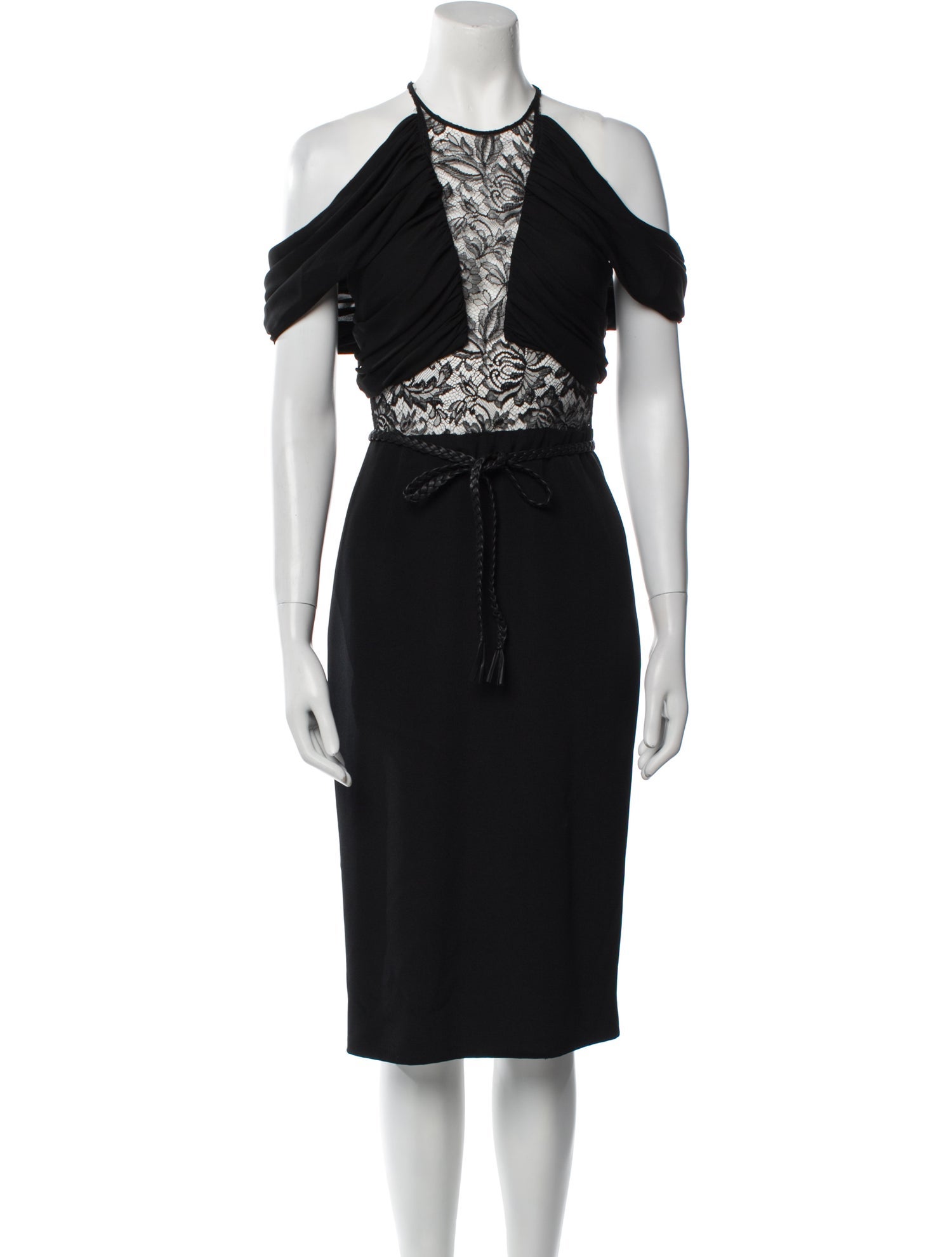 Cushnie Silk Midi Length Dress