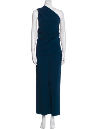 Cushnie Pleated Accents Pant Set