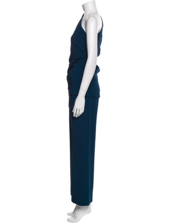 Cushnie Pleated Accents Pant Set