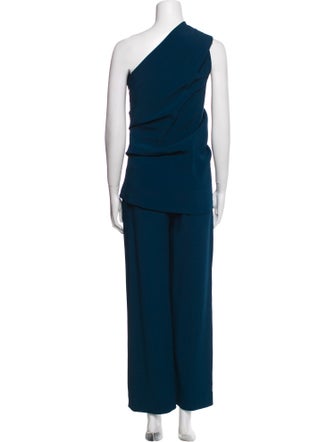 Cushnie Pleated Accents Pant Set