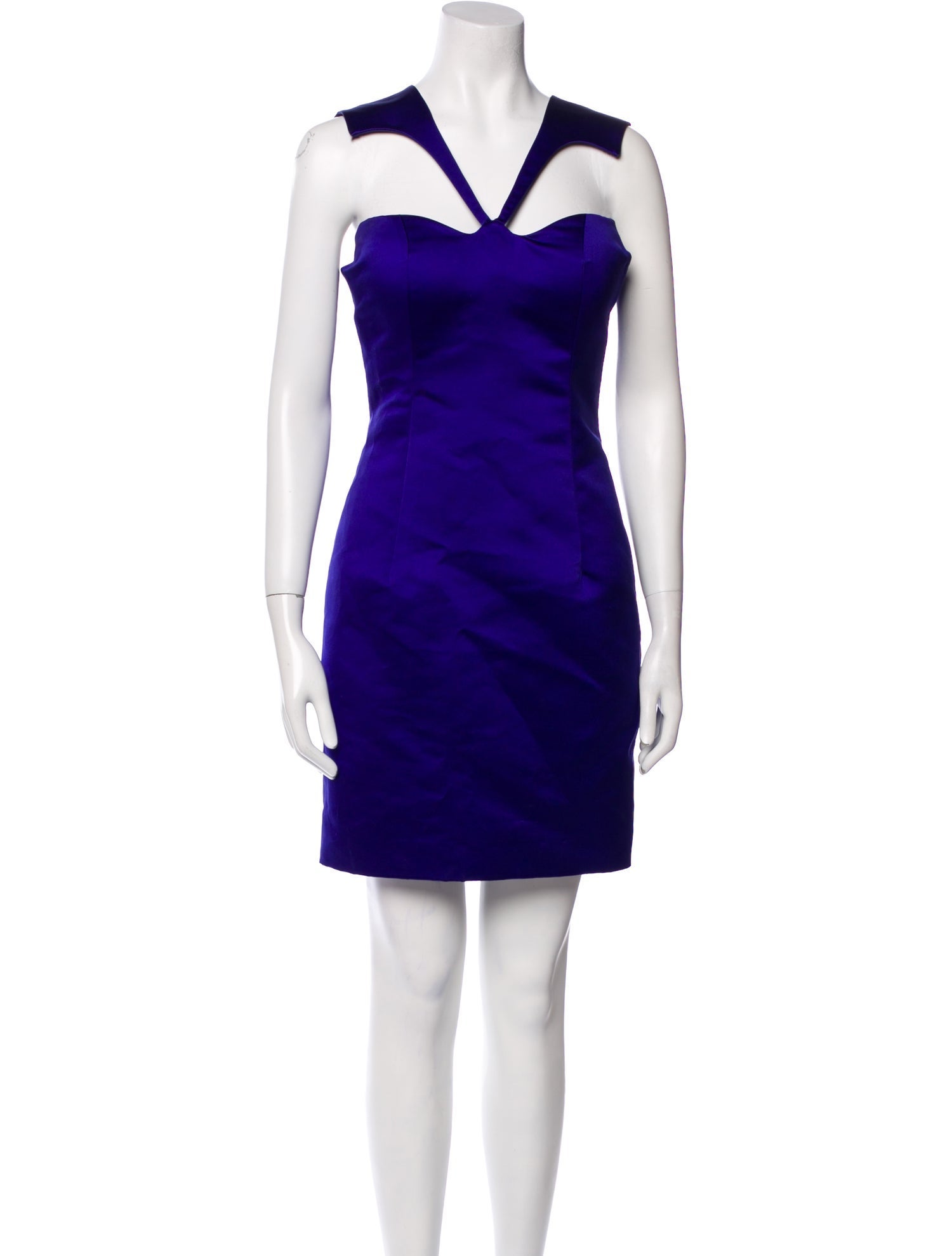 Cushnie V-Neck Mini Dress