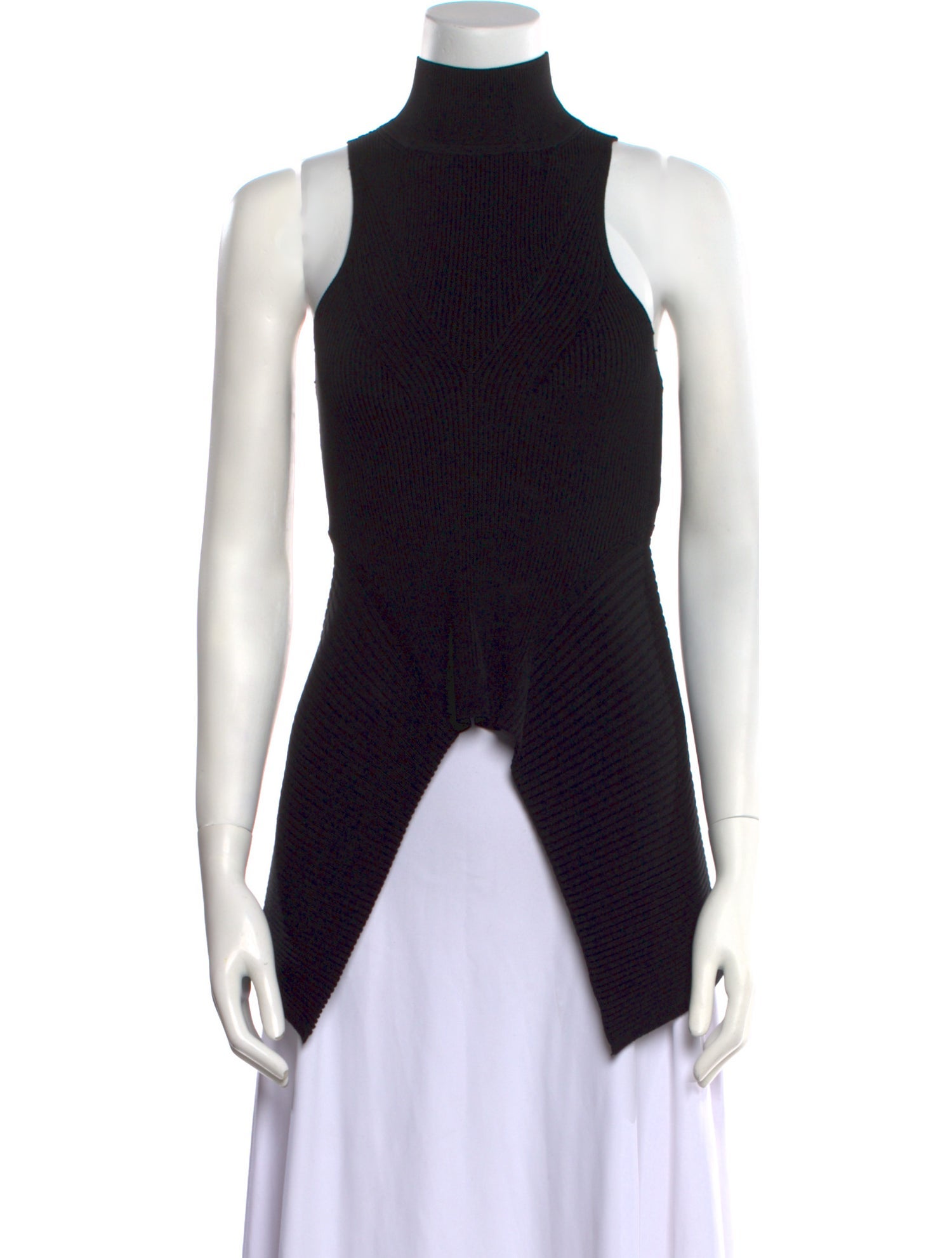 Cushnie Turtleneck Sleeveless Top