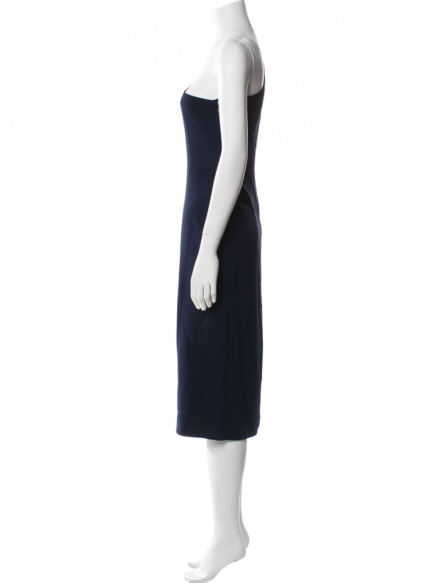 Cushnie One-Shoulder Midi Length Dress