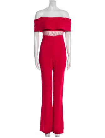 Cushnie Off-The-Shoulder Jumpsuit