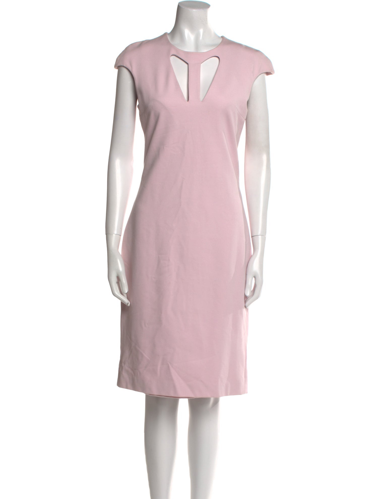 Cushnie Crew Neck Midi Length Dress