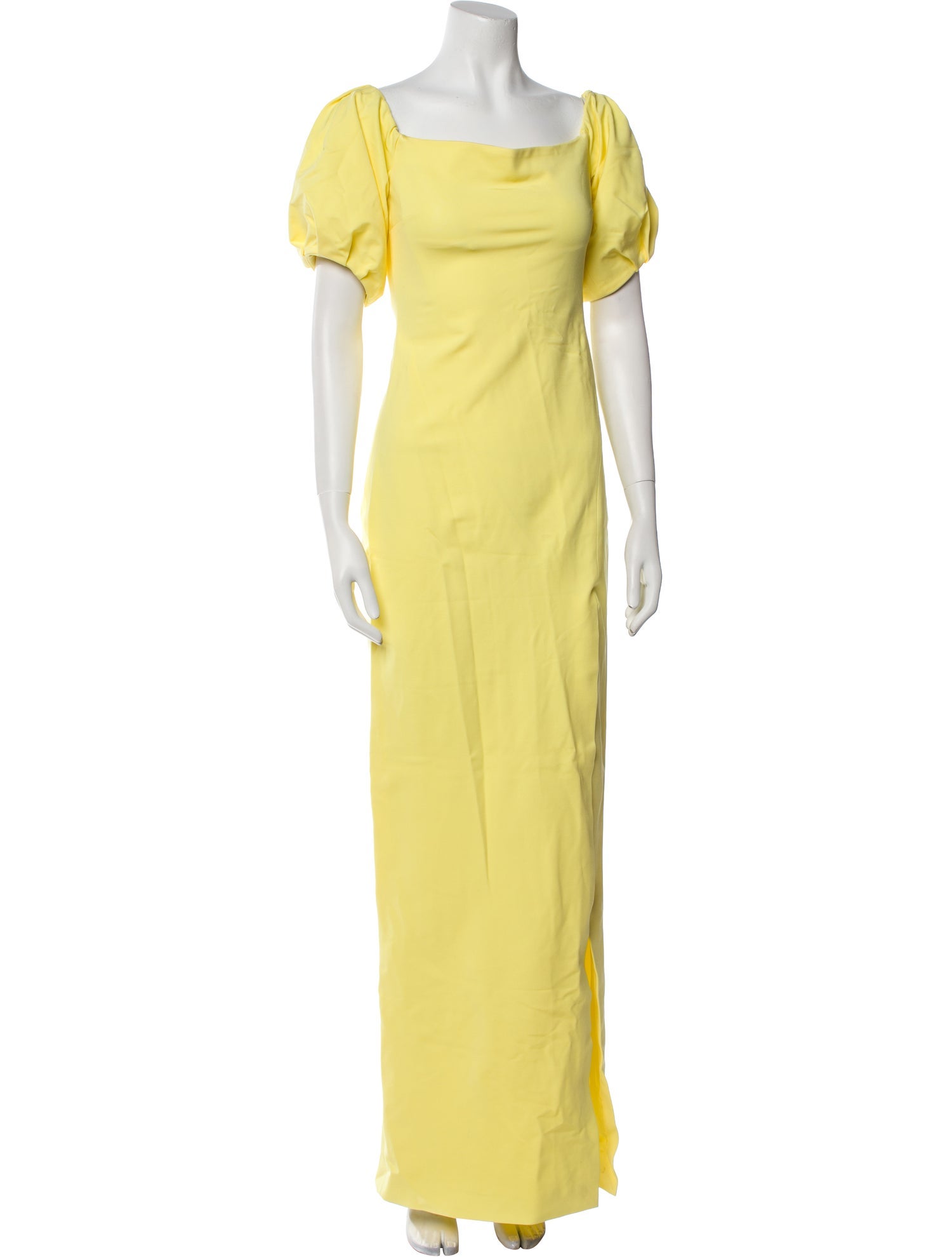 Cushnie Square Neckline Long Dress