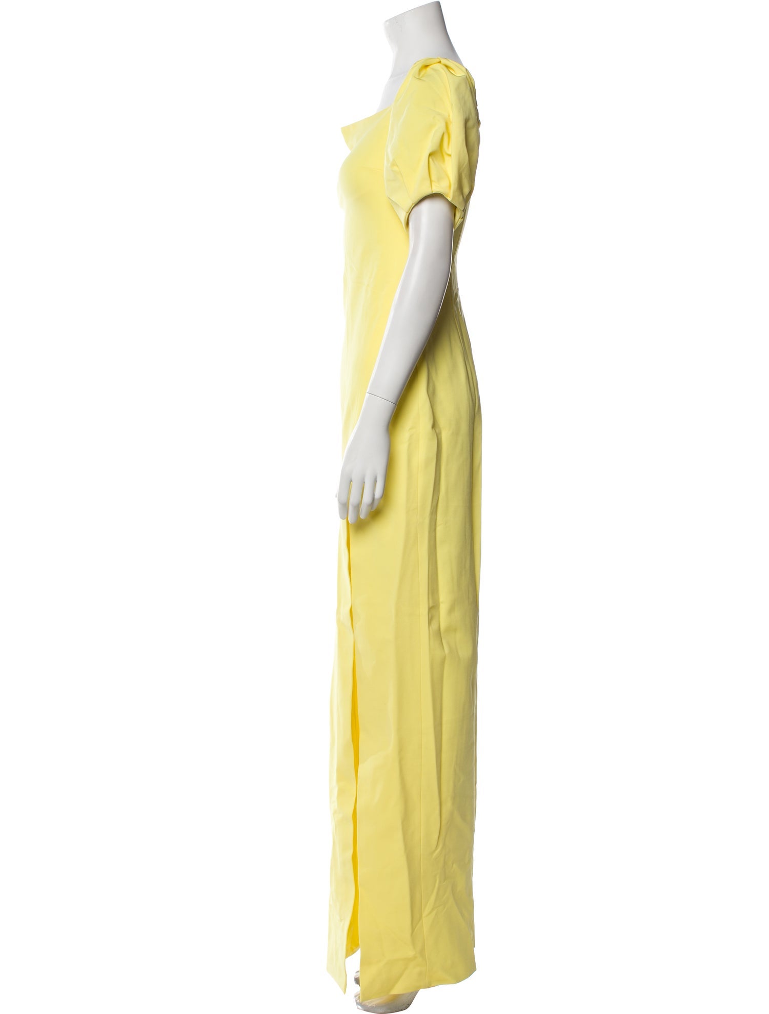 Cushnie Square Neckline Long Dress