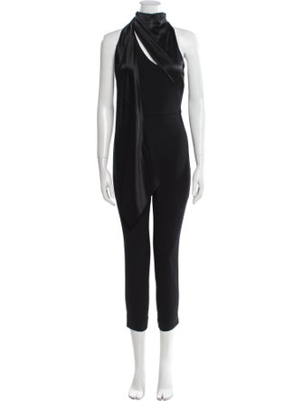 Cushnie Mock Neck Jumpsuit