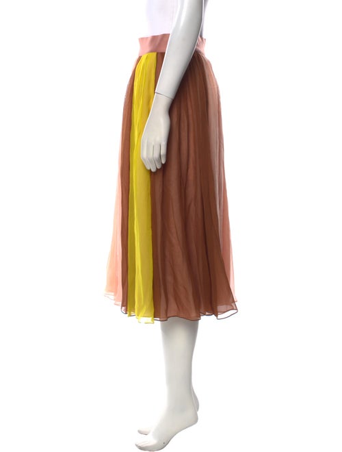 Cushnie Silk Midi Length Skirt