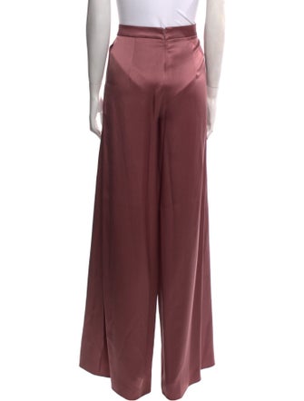 Cushnie Silk Wide Leg Pants