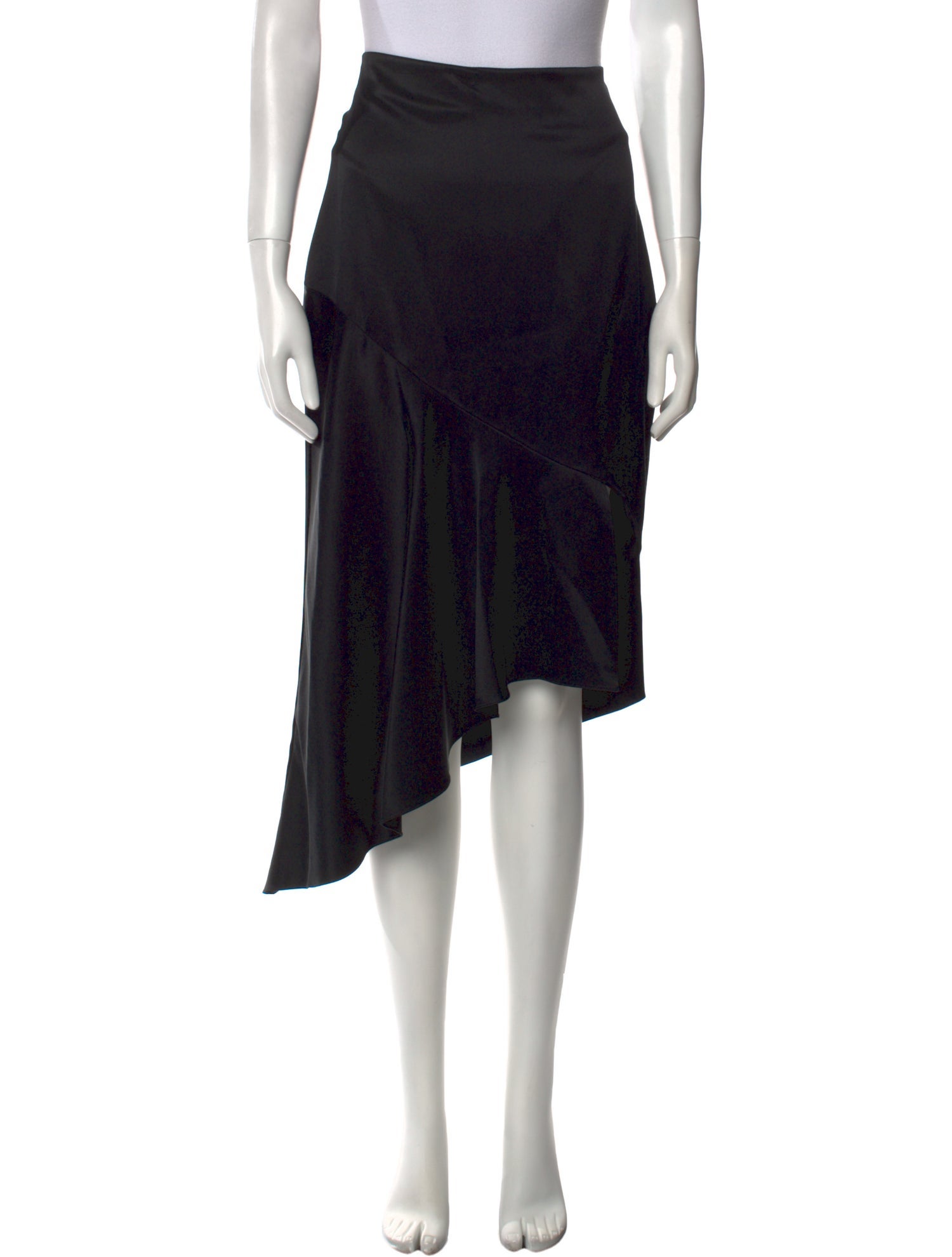 Cushnie Silk Midi Length Skirt