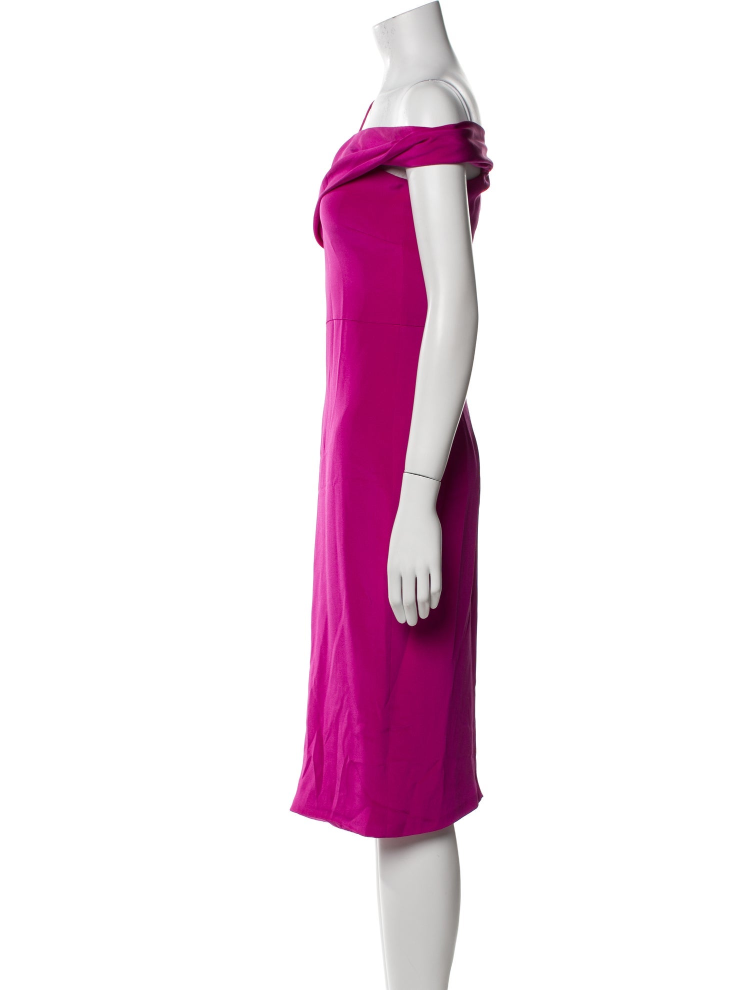 Cushnie Silk Midi Length Dress