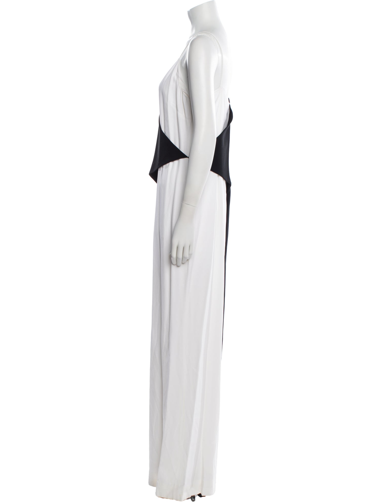 Cushnie Plunge Neckline Jumpsuit