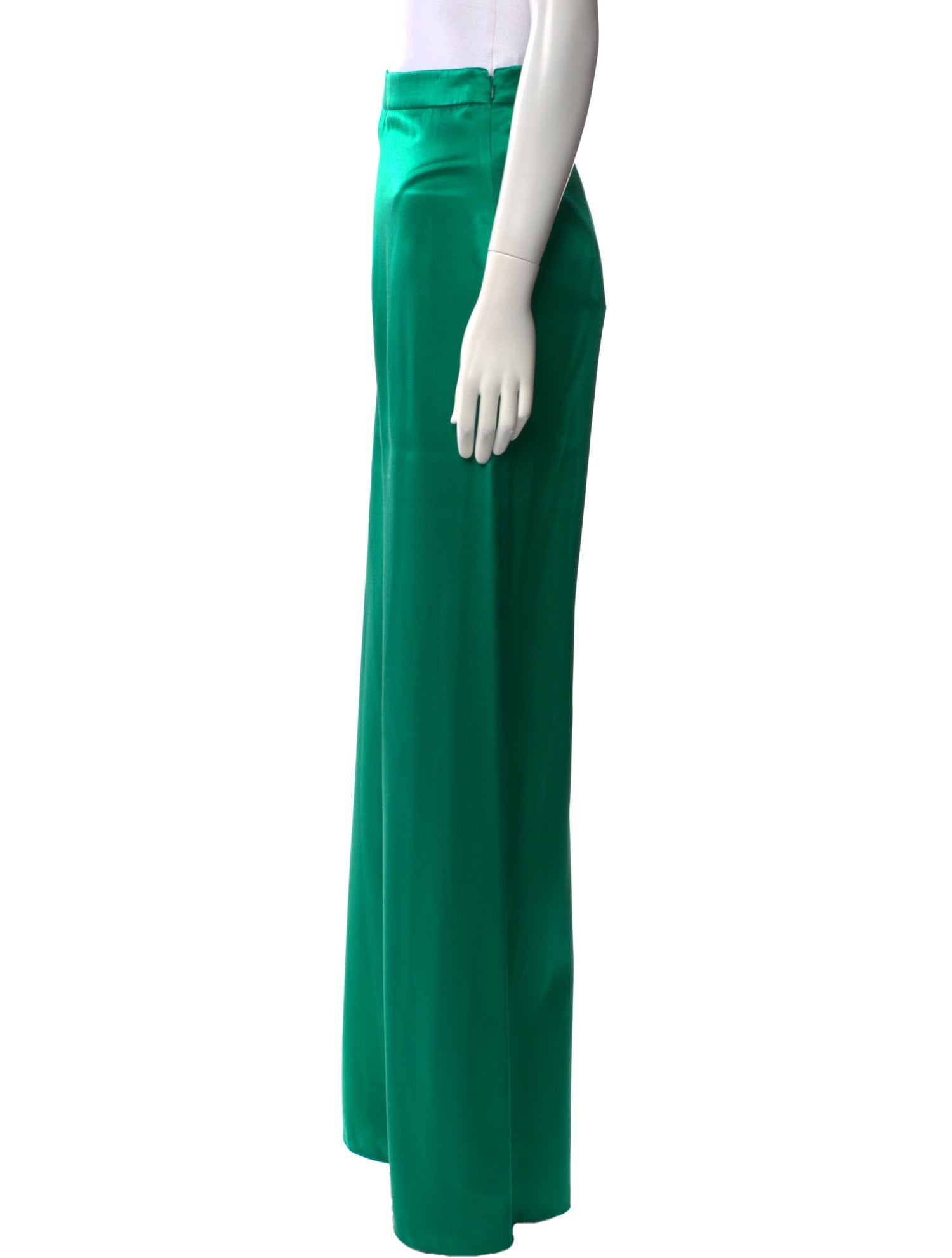 Cushnie Silk Wide Leg Pants