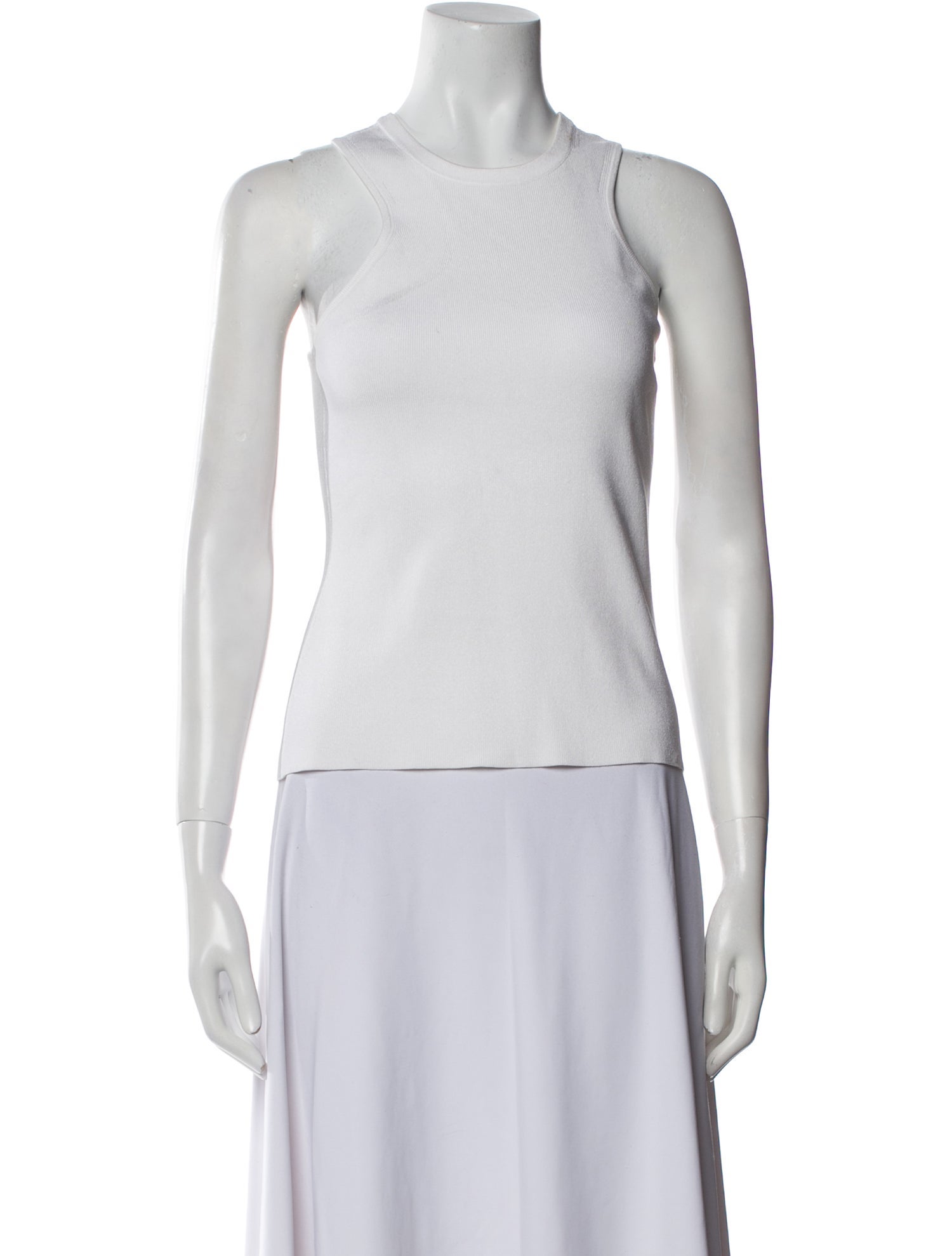 Cushnie Crew Neck Sleeveless Top