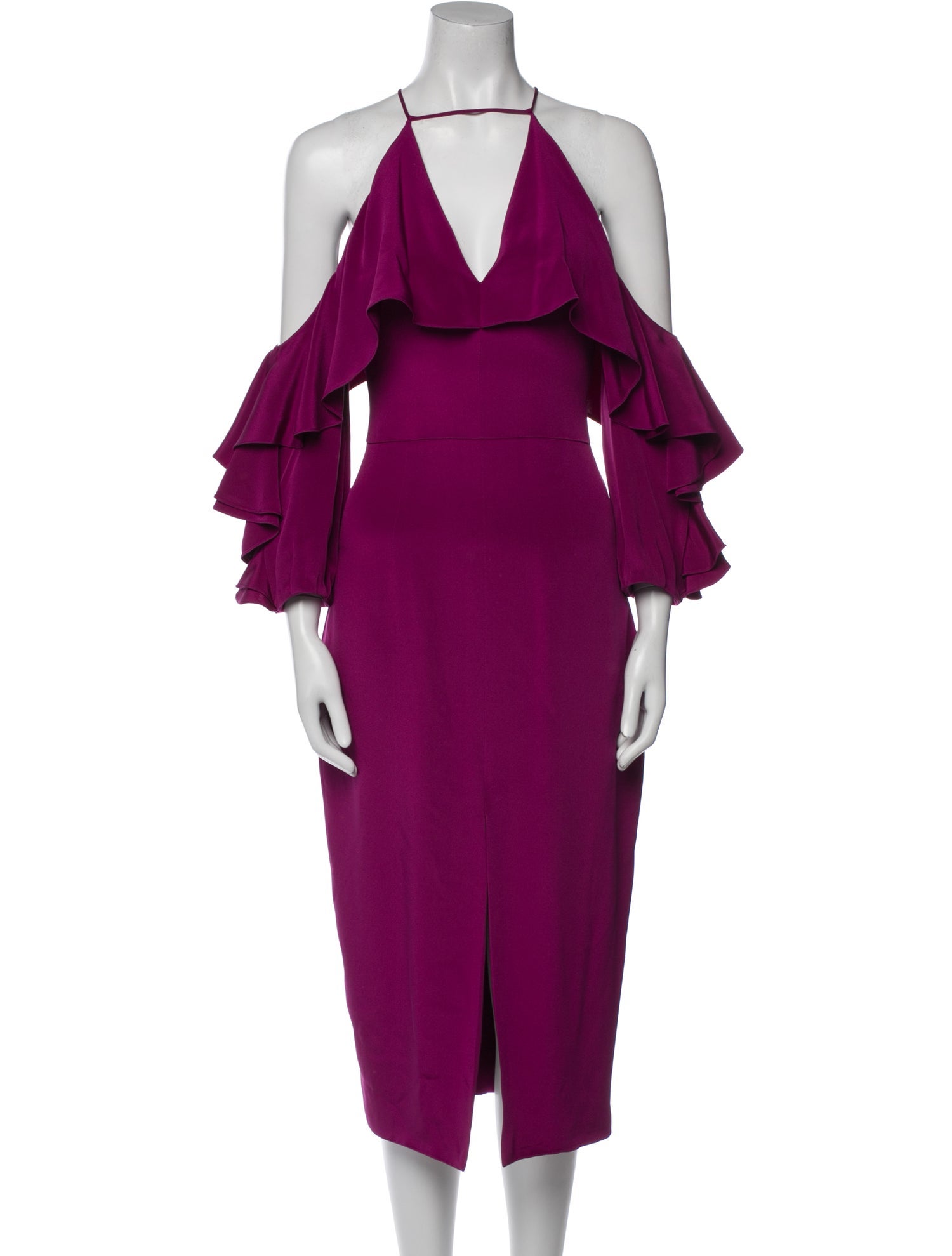 Cushnie Silk Long Dress