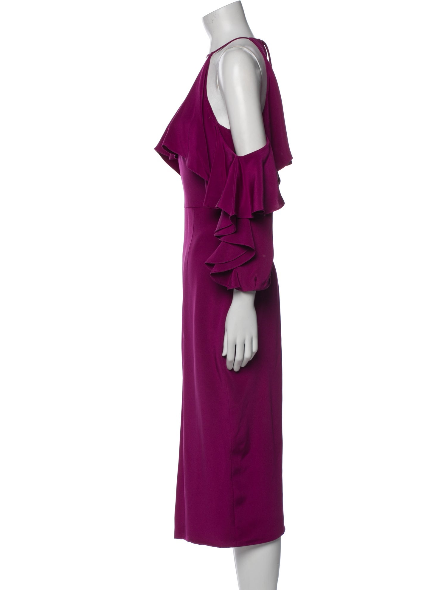 Cushnie Silk Long Dress
