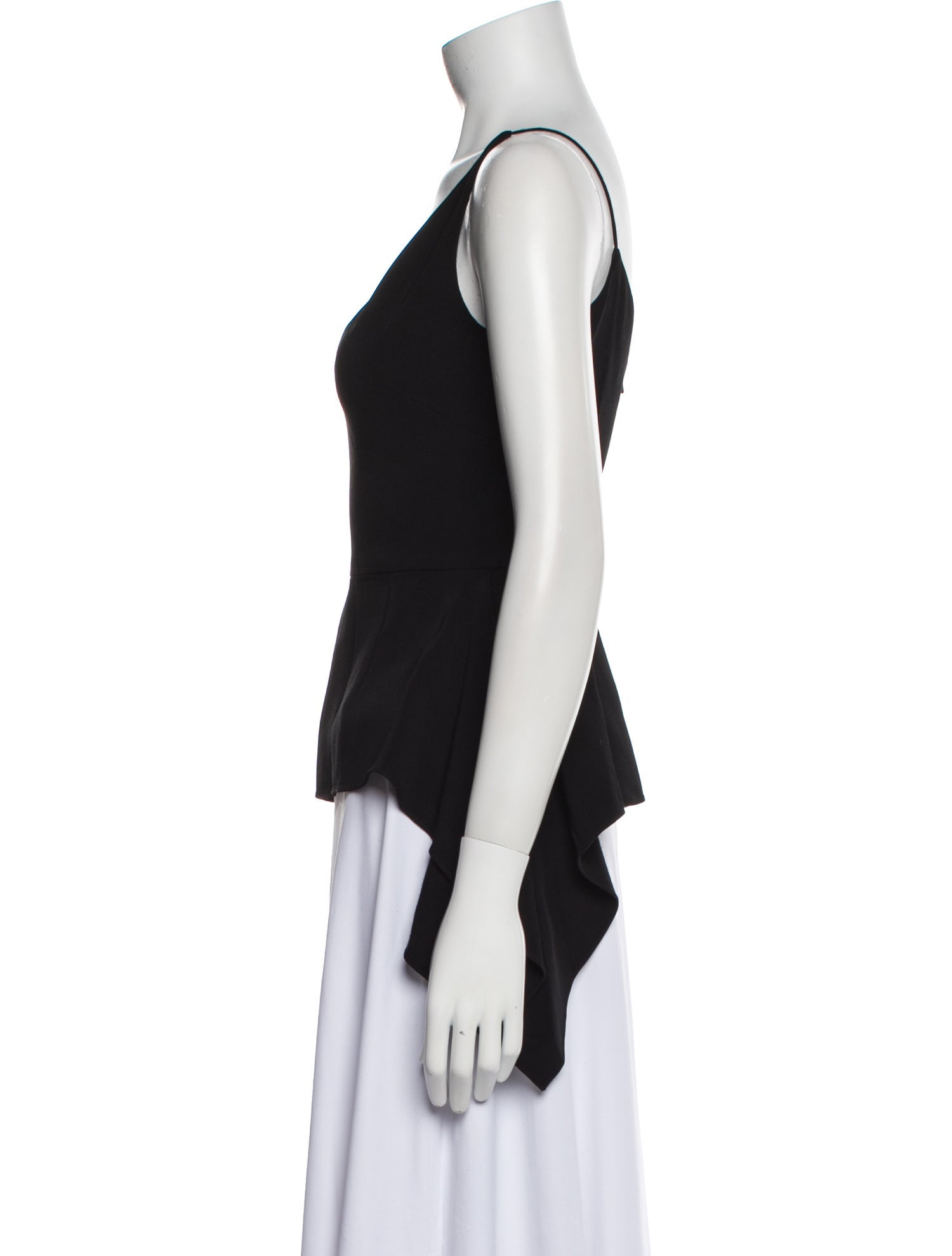 Cushnie V-Neck Sleeveless Top