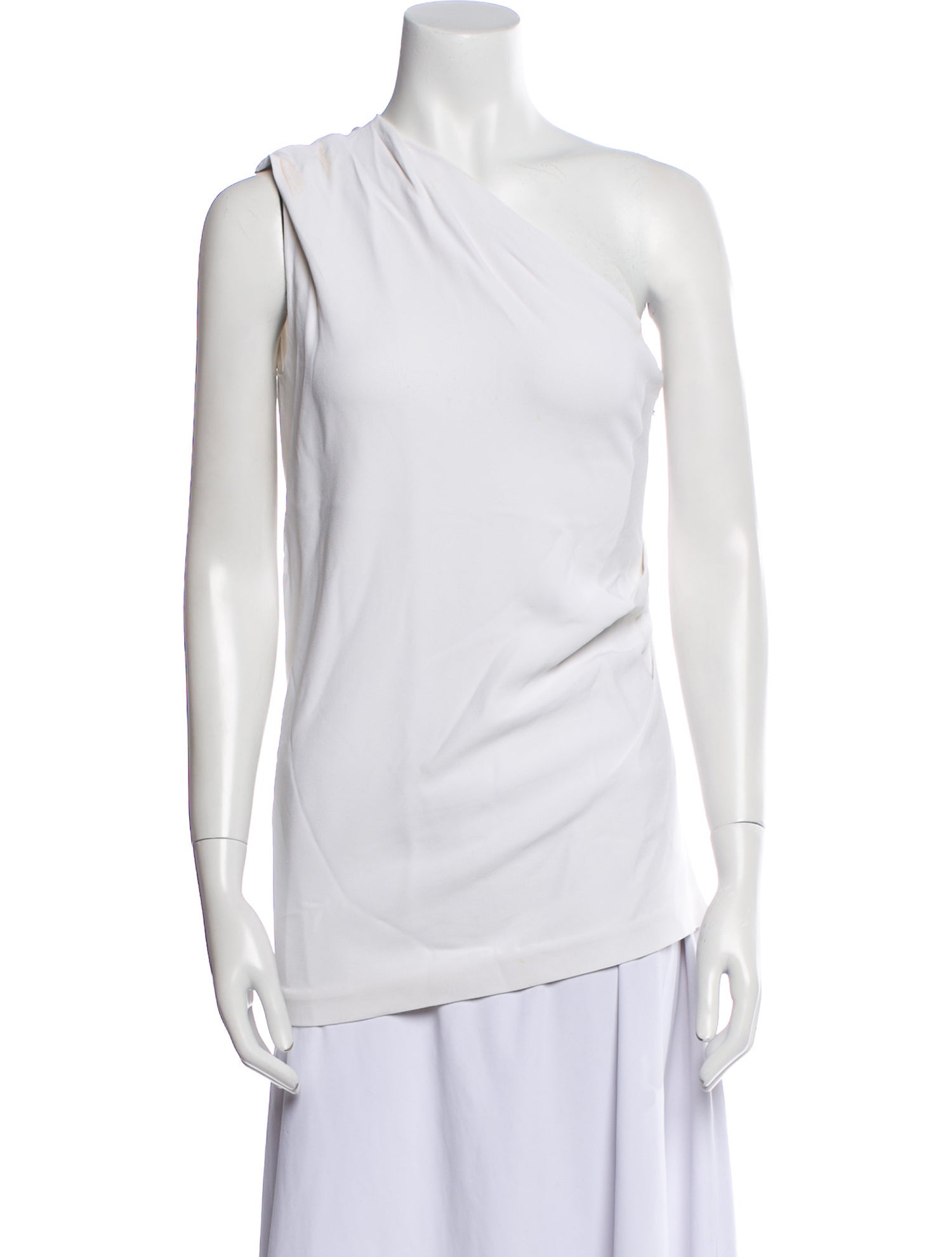 Cushnie One-Shoulder Sleeveless Top