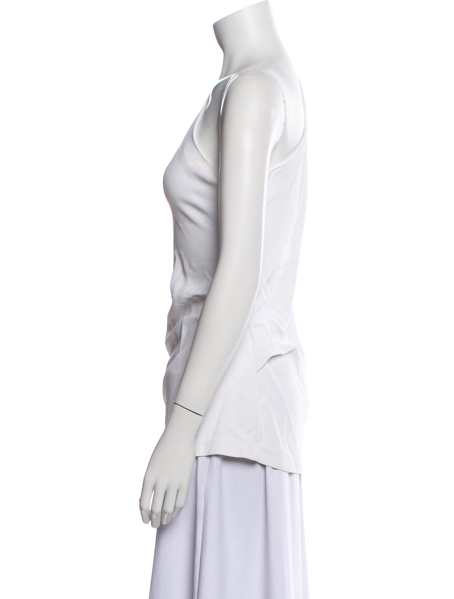 Cushnie One-Shoulder Sleeveless Top