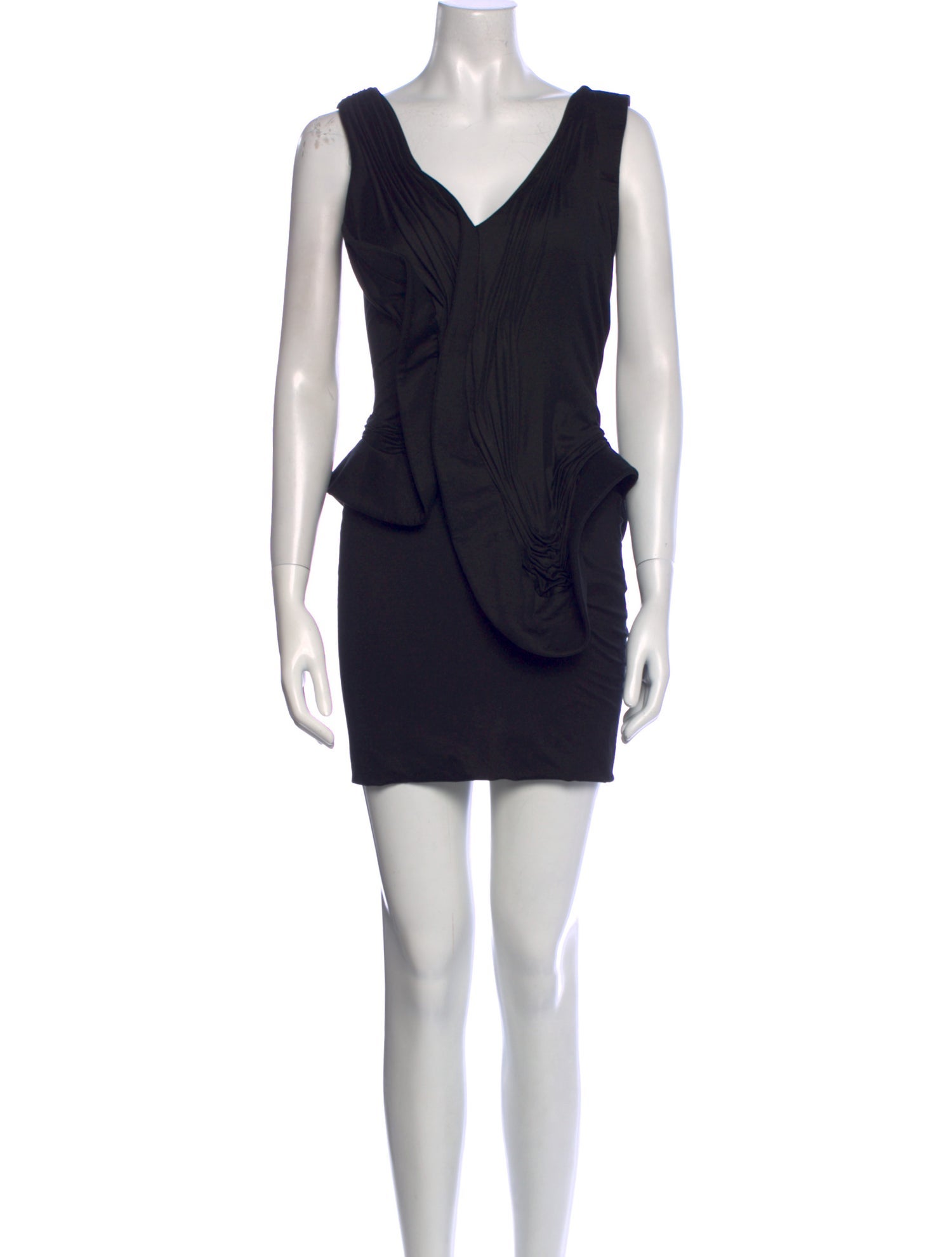 Cushnie V-Neck Mini Dress