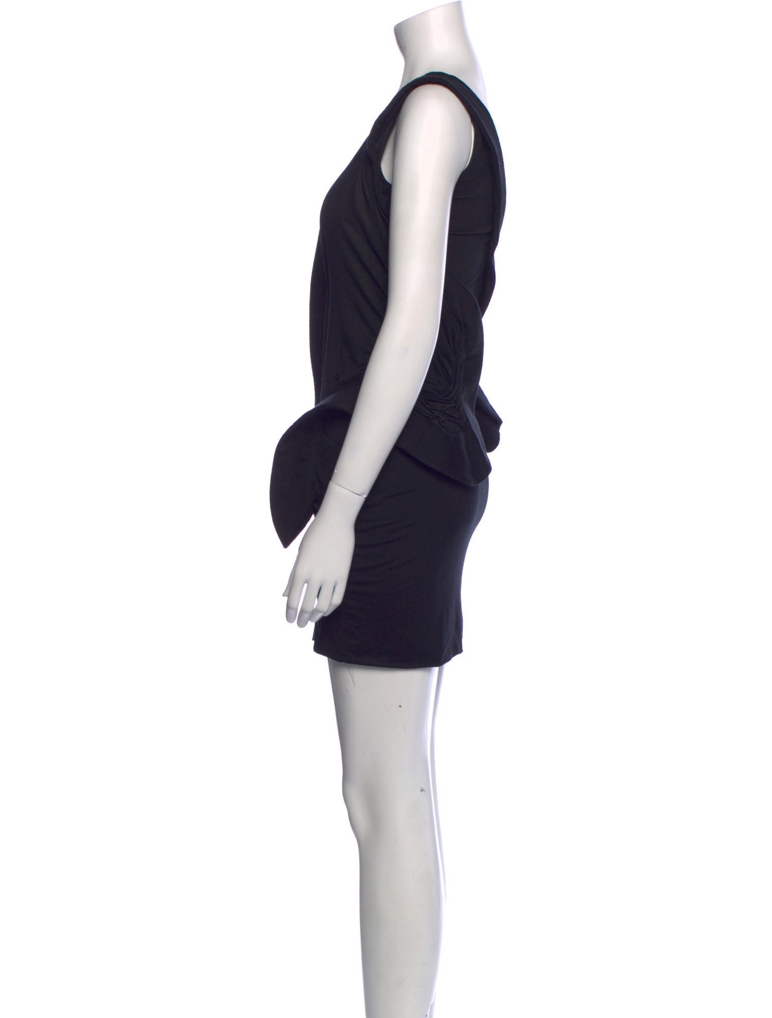 Cushnie V-Neck Mini Dress