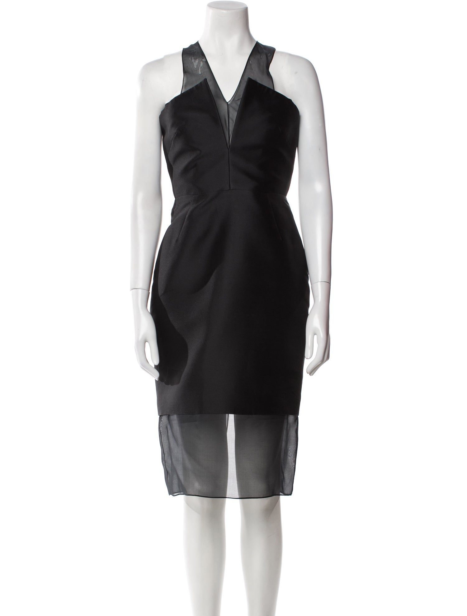 Cushnie V-Neck Mini Dress