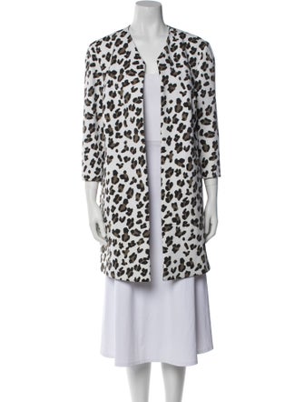 Cushnie Nylon Printed Coat