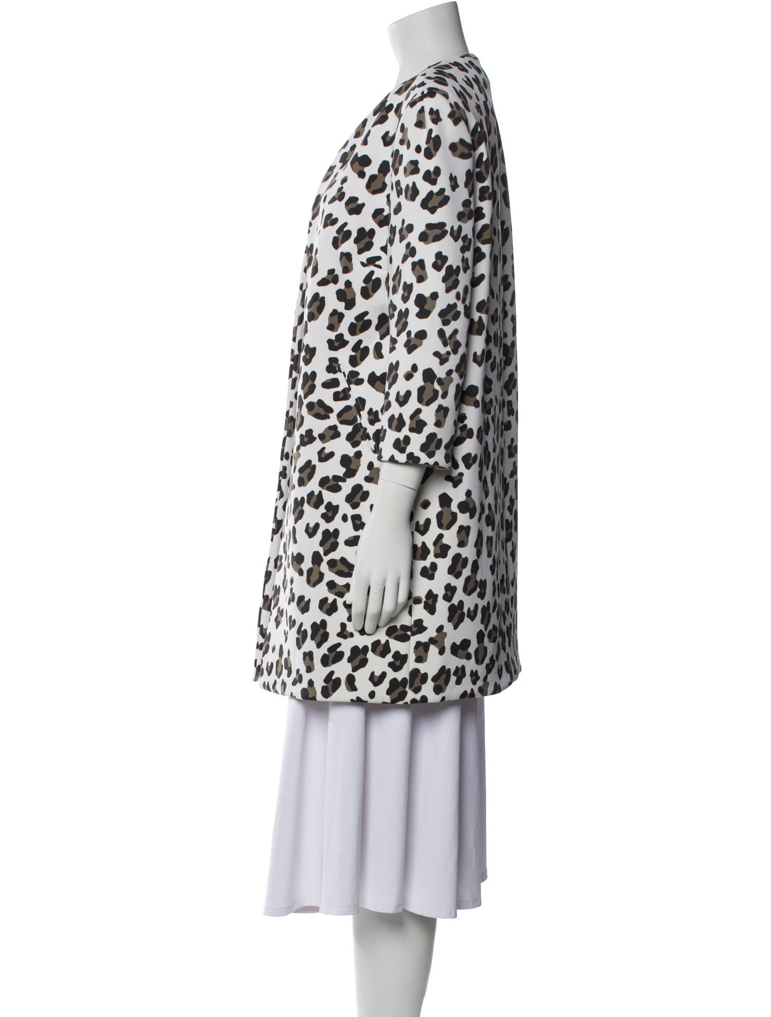 Cushnie Nylon Printed Coat