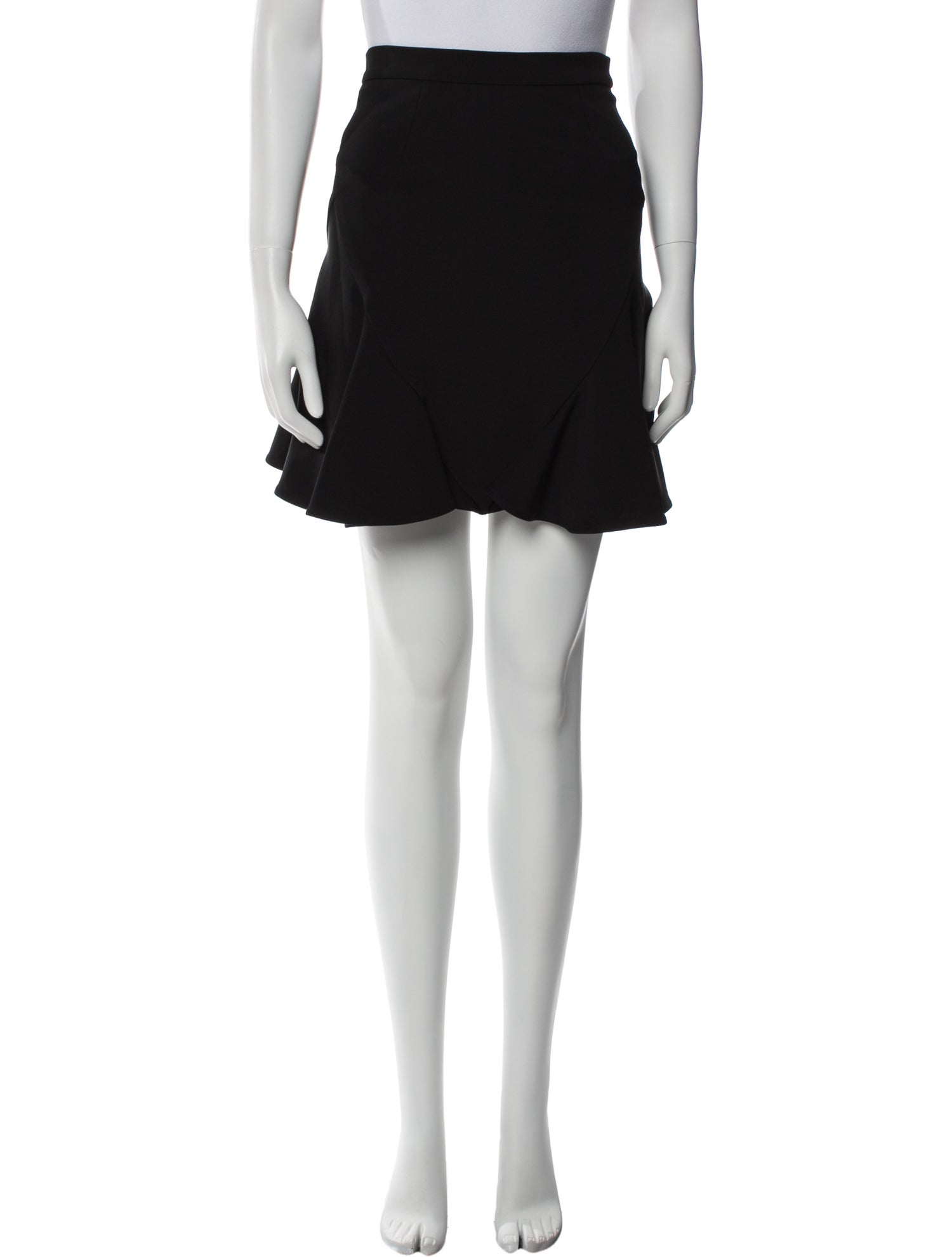 Cushnie Ruffle Embellishment Mini Skirt