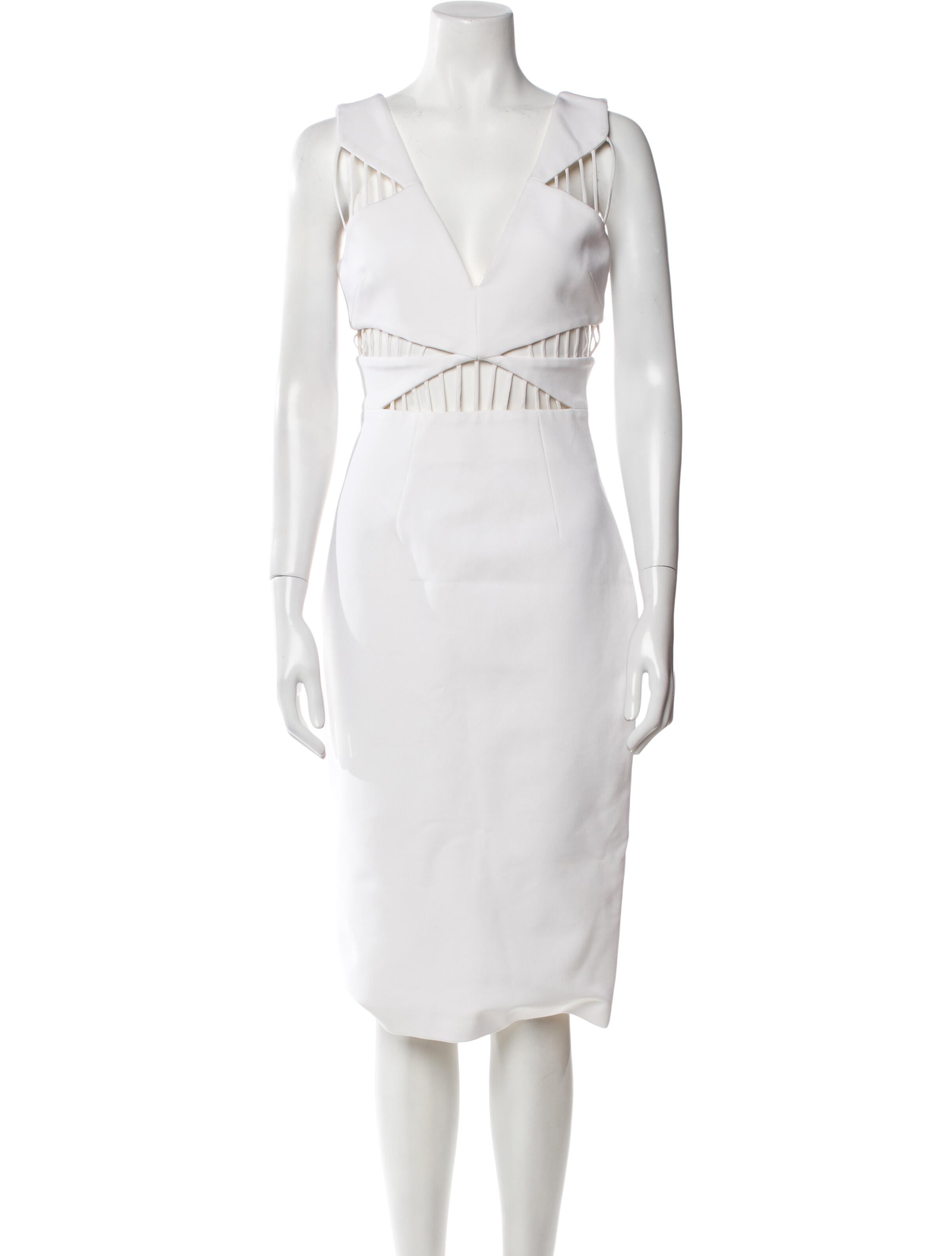 Cushnie V-Neck Midi Length Dress w/ Tags