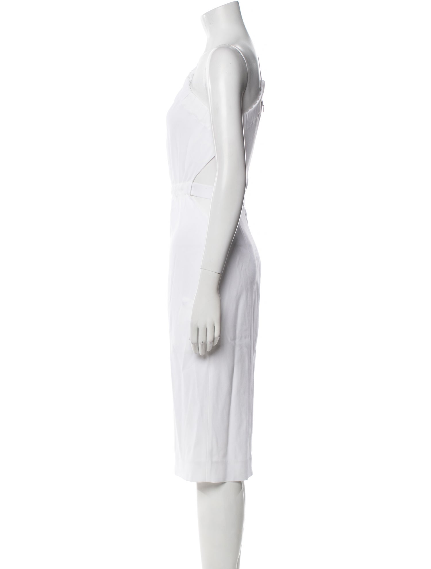 Cushnie One-Shoulder Midi Length Dress