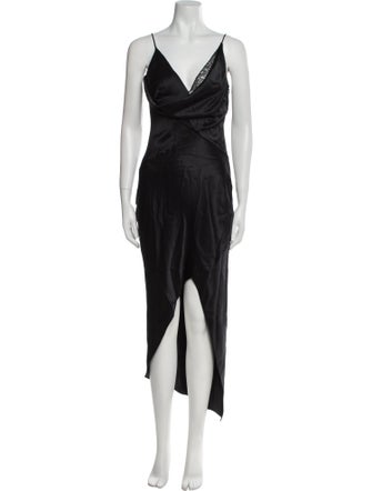 Cushnie Silk Long Dress