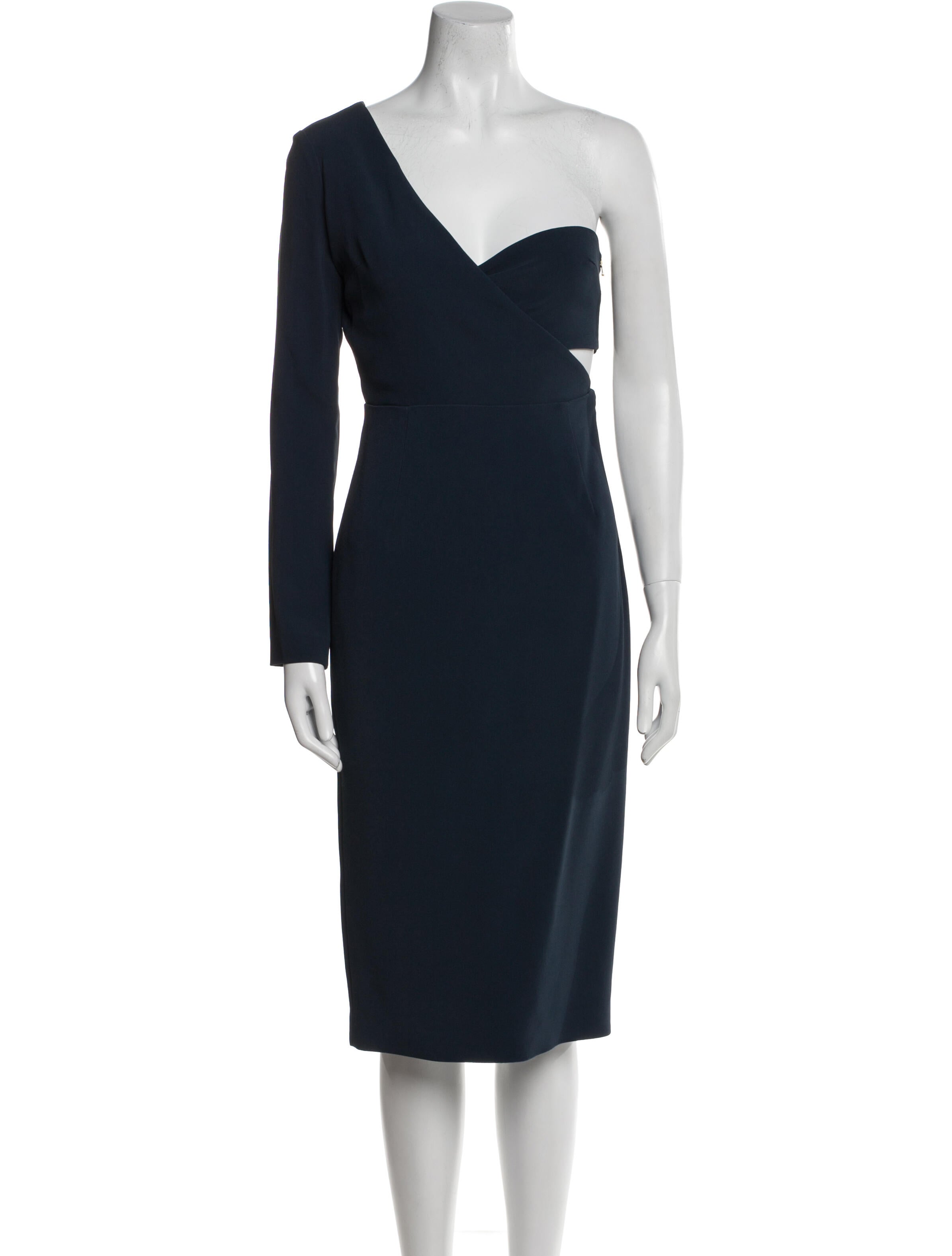 Cushnie One-Shoulder Midi Length Dress w/ Tags