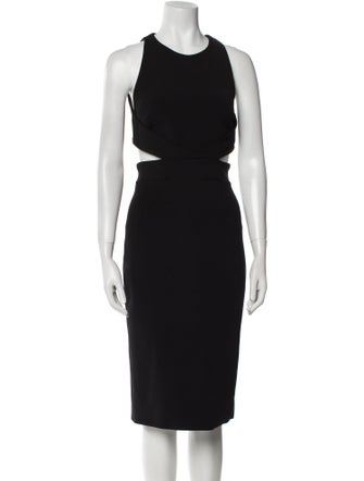 Cushnie Silk Midi Length Dress