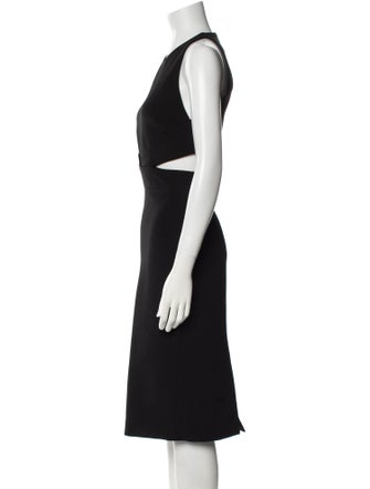 Cushnie Silk Midi Length Dress