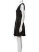 Cushnie Scoop Neck Mini Dress