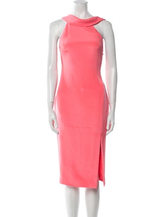 Cushnie Silk Midi Length Dress