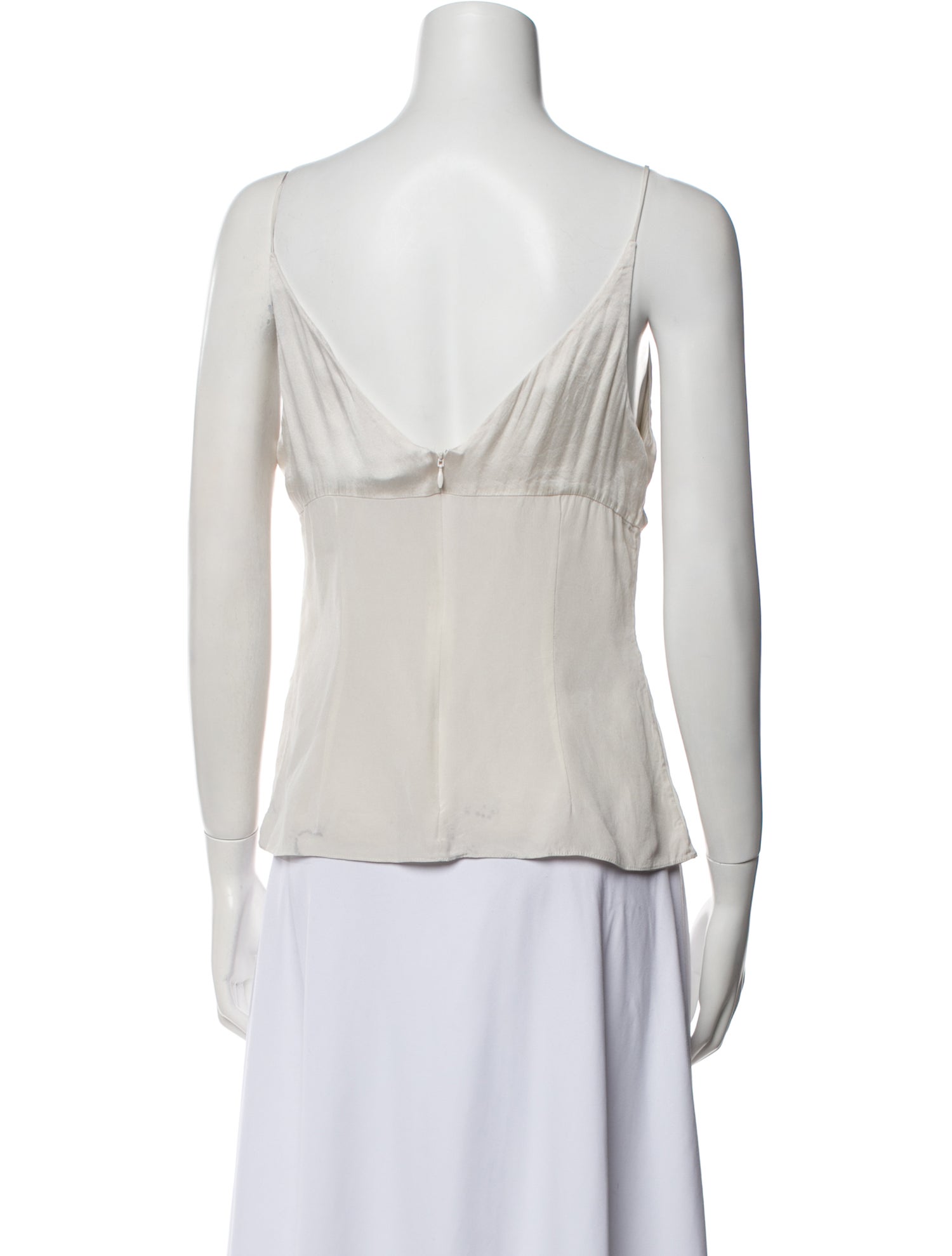 Cushnie Silk Cowl Neck Top
