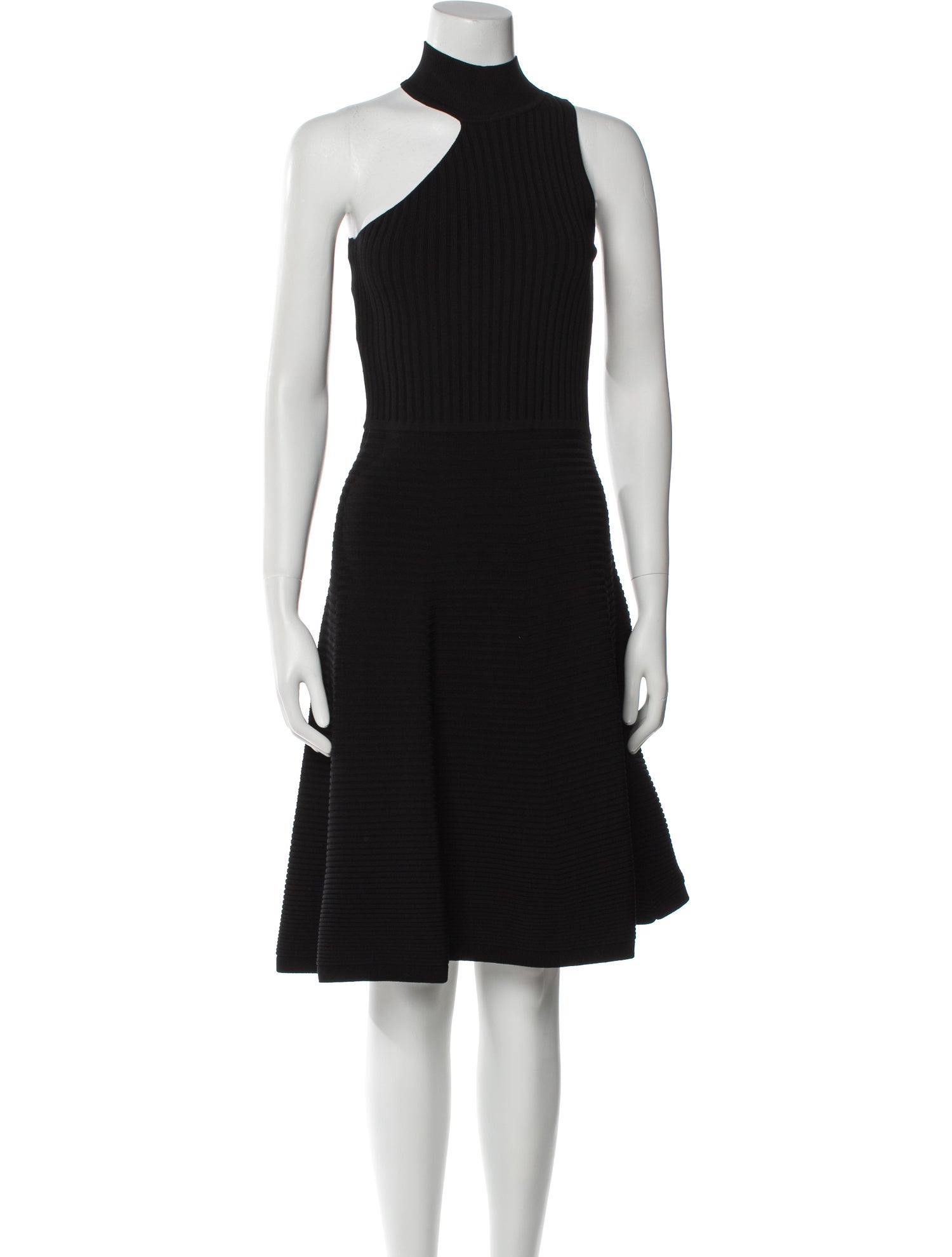 Cushnie Mock Neck Mini Dress