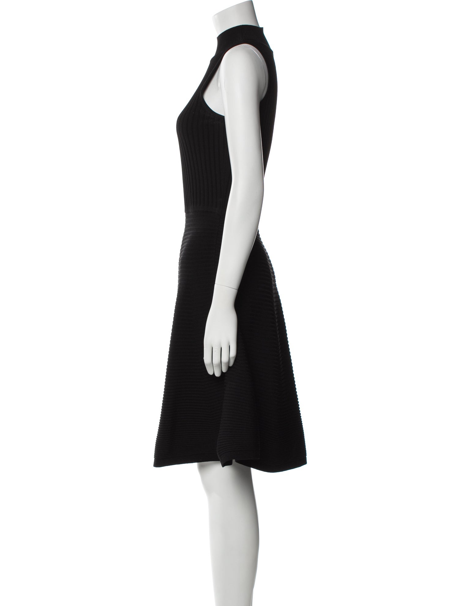 Cushnie Mock Neck Mini Dress