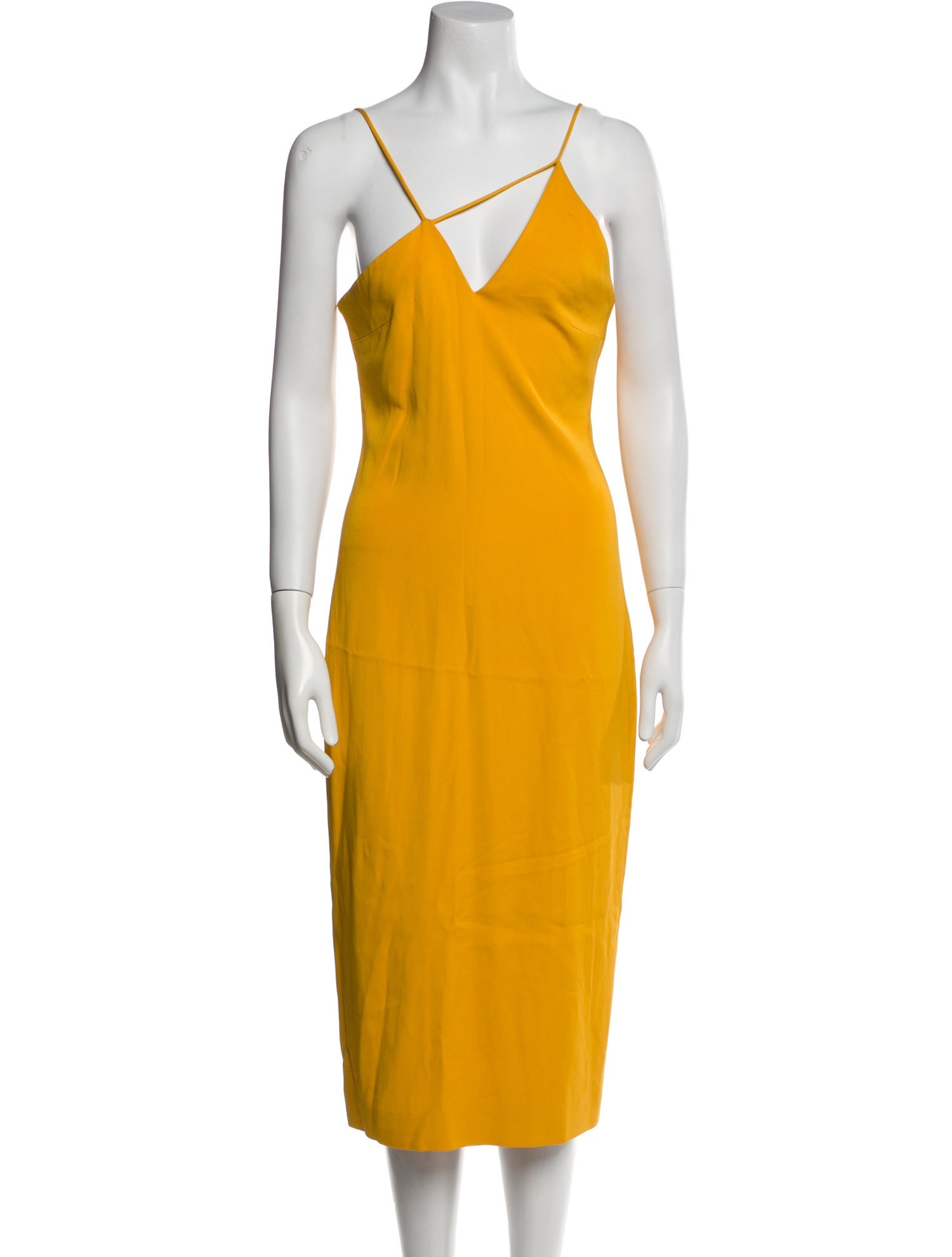 Cushnie V-Neck Midi Length Dress