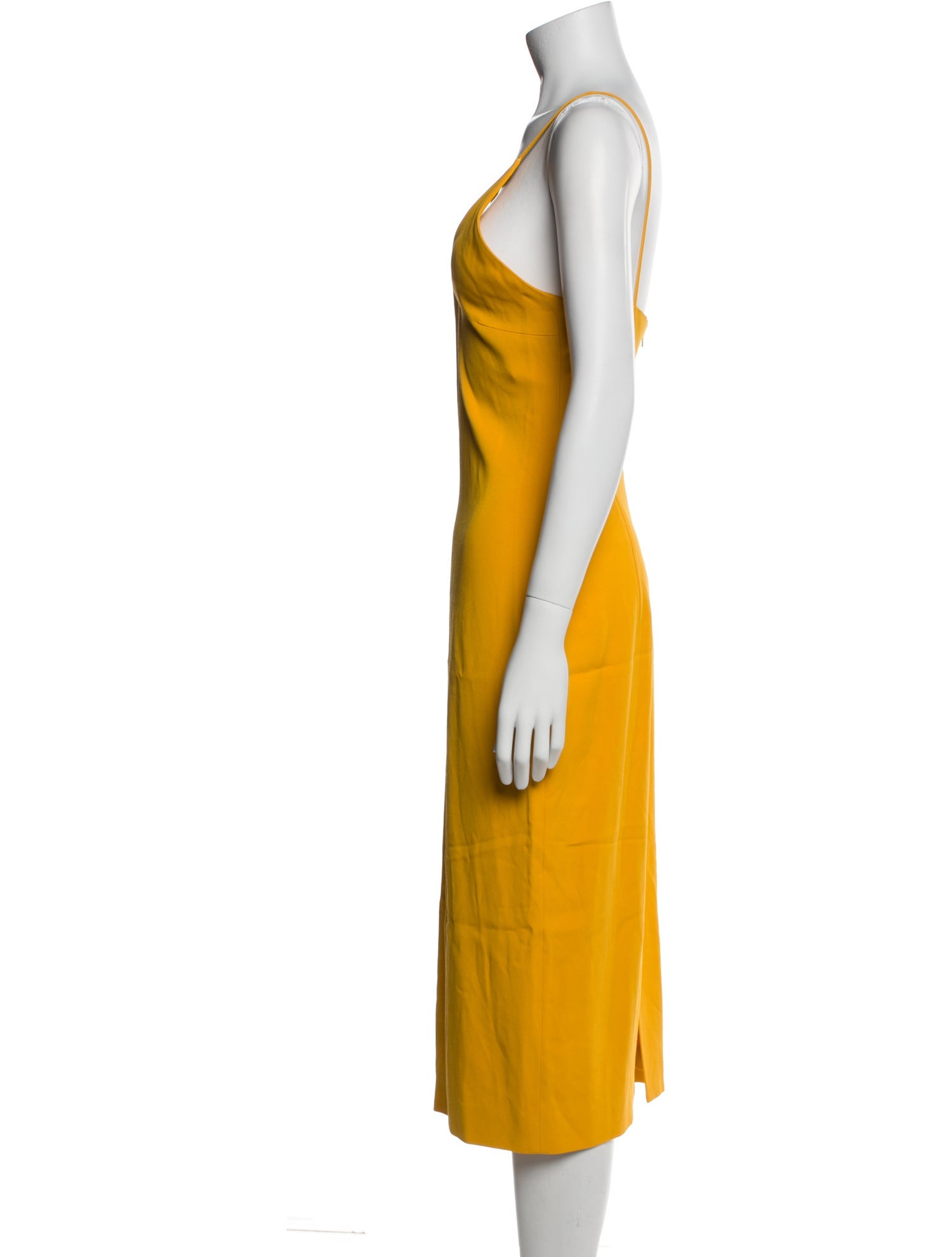 Cushnie V-Neck Midi Length Dress