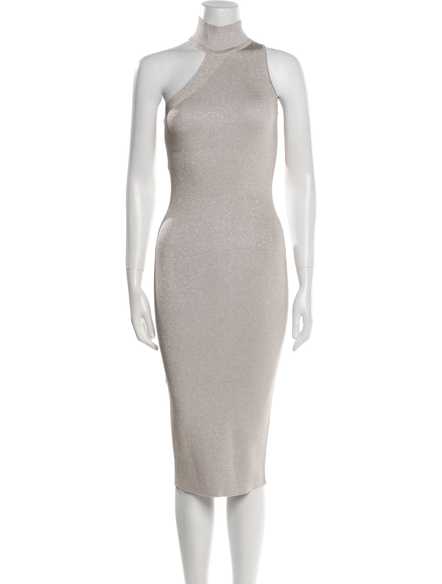 Cushnie Turtleneck Midi Length Dress