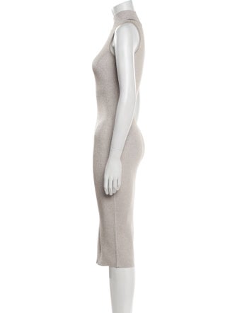Cushnie Turtleneck Midi Length Dress