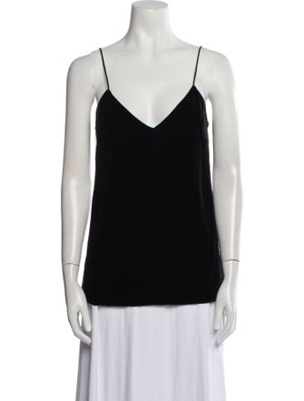 Cushnie V-Neck Sleeveless Top