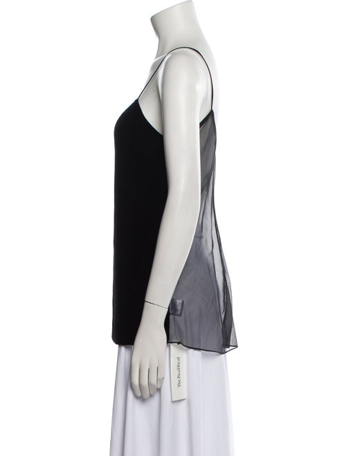 Cushnie V-Neck Sleeveless Top