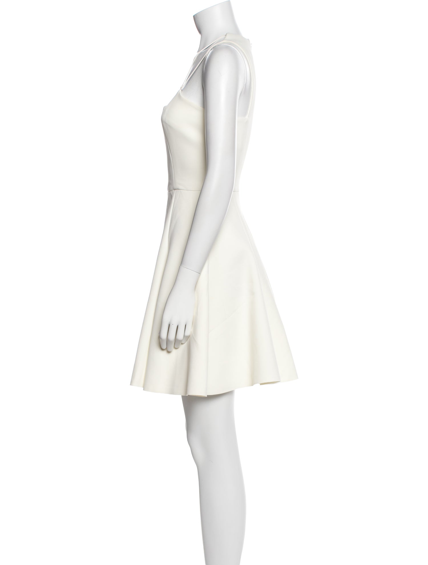 Cushnie Square Neckline Mini Dress