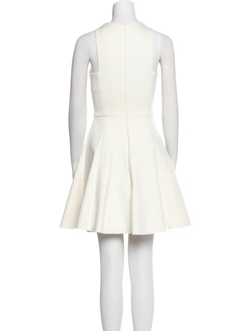 Cushnie Square Neckline Mini Dress